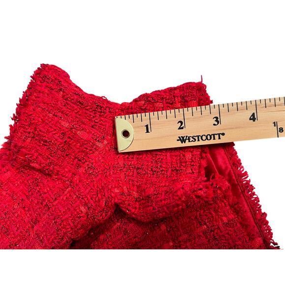 GENERATION LOVE Bunnie Tweed Shorts in Red Sz 10 NWT - Picture 6 of 9